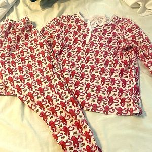 Pink monkey Roller Rabbit size small
